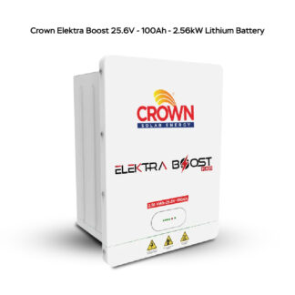 Crown Elektra Boost Pro 25.6V - 100Ah - 2.56kW Lithium Battery