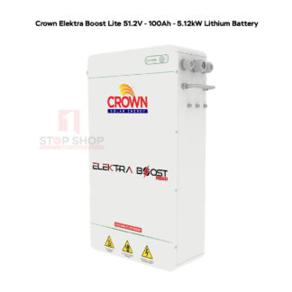 Crown Elektra Boost Lite 51.2V - 100Ah - 5.12kW Lithium Battery