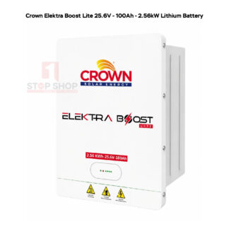 Crown Elektra Boost Lite 25.6V - 100Ah - 2.56kW Lithium Battery