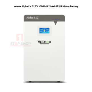 Volnex Alpha LV 51.2V 100Ah 5.12kWh IP21 Lithium Battery
